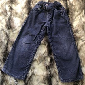 Black corduroy pants